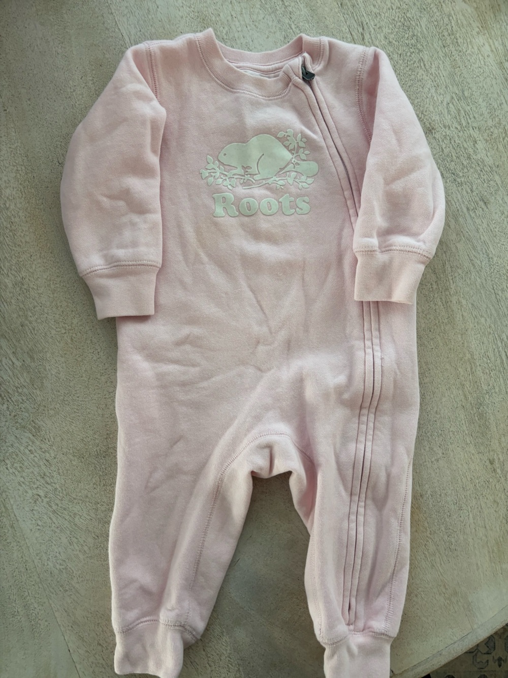 Roots Light Pink Romper